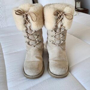 UGG Tan Shearling Winter Boots